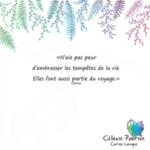 ACCEPTER LES REMOUS DE LA VIE