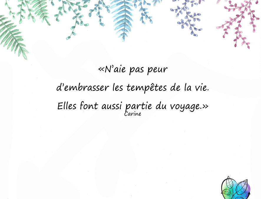 ACCEPTER LES REMOUS DE LA VIE