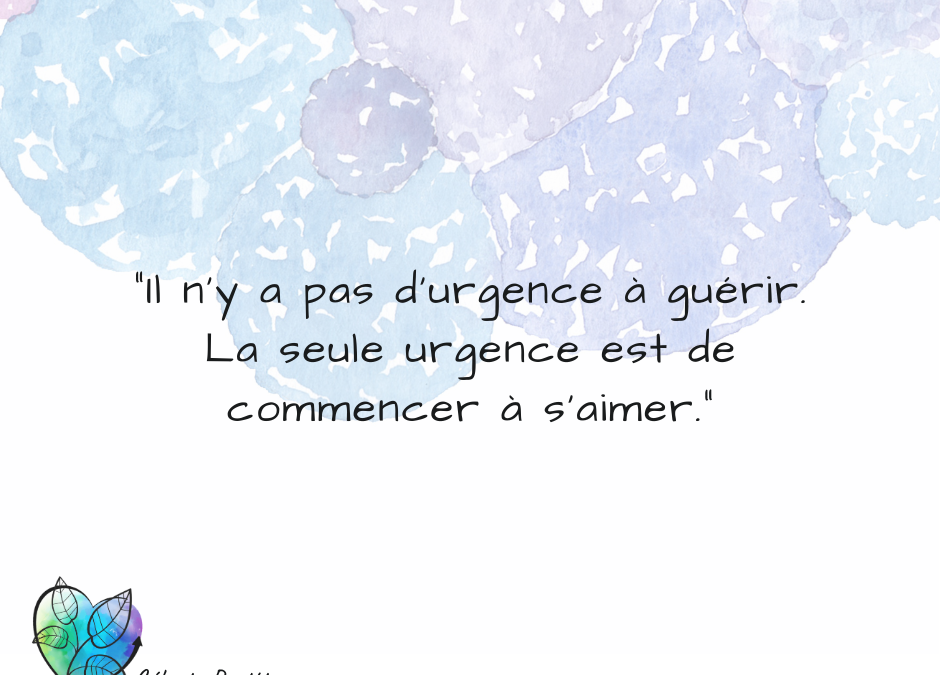 LA PEUR DE NE JAMAIS GUÉRIR