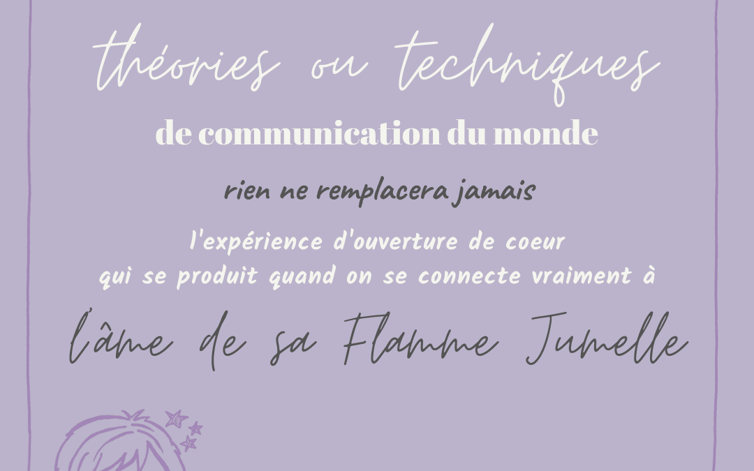 COMMUNIQUER D’ÂME À ÂME