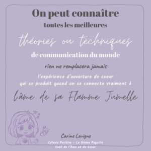 COMMUNIQUER D'ÂME À ÂME