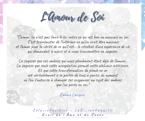 L'AMOUR DE SOI