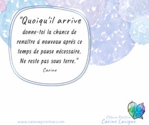SE METTRE EN PAUSE AVANT DE REPARTIR