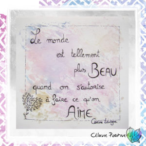 OSER FAIRE CE QU'ON AIME