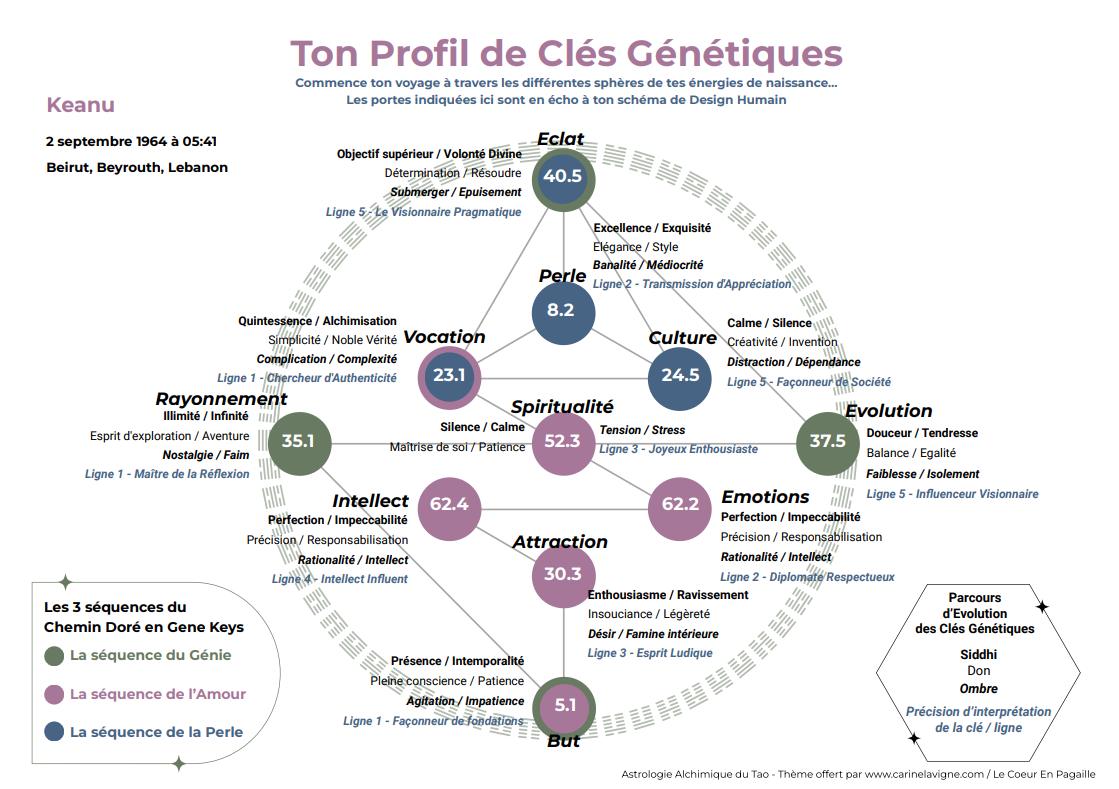 Profil Amoureux Energétique - Keanu Reeves.6